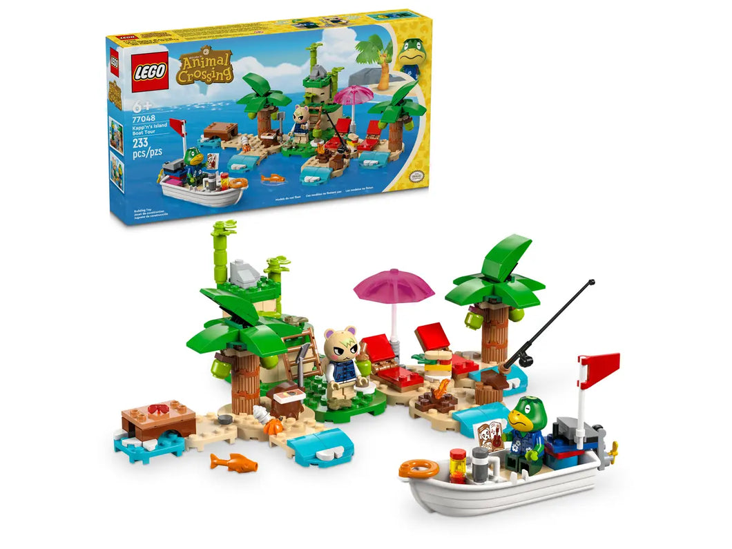 Kapp'n's Island Boat Tour LEGO boxed set by Brick Shack with 233 pieces and Animal Crossing theme