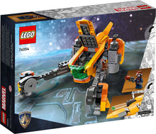 Load image into Gallery viewer, LEGO Marvel Baby Rocket's Ship 76254 boxed set featuring vibrant colours and detailed components
