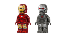 Load image into Gallery viewer, LEGO Marvel Iron Man vs War Machine set 76320 featuring two detailed minifigures in vibrant colours
