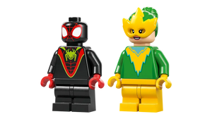 LEGO Marvel Spin and Electro set minifigures with Spider-Man and Electro characters from Marvel