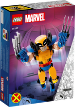 Load image into Gallery viewer, LEGO Marvel Wolverine boxed set with articulated figure and retractable claws in yellow and blue suit
