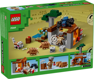 LEGO Minecraft Armadillo Mine Expedition set boxed Lego set by Brick Shack with buildable characters and mine scene