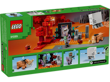 Load image into Gallery viewer, LEGO Minecraft Nether Portal set boxed set by Brick Shack featuring Nether creatures and portal build
