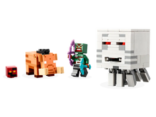 Load image into Gallery viewer, LEGO Minecraft Nether Portal set featuring Minecraft characters and creatures from Brick Shack

