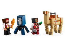 Load image into Gallery viewer, LEGO Minecraft pirate ship set featuring minifigures and a camel figure for creative play
