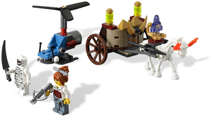 LEGO Monster Fighters The Mummy set with mummy and adventurer minifigures and horse-drawn cart by Brick Shack