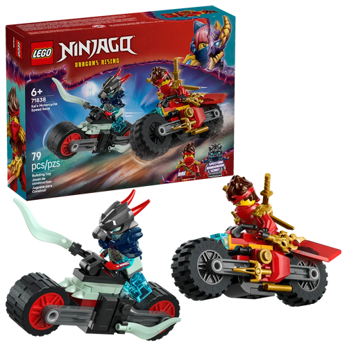 LEGO Ninjago Kai motorcycle set with two ninjas on motorcycles and boxed set from Brick Shack