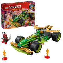 Load image into Gallery viewer, LEGO Ninjago Lloyd's Pull-Back Race Car 71828 Boxed Set with figure and accessories for creative play
