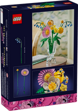Load image into Gallery viewer, LEGO Petite Sunny Bouquet set by Brick Shack boxed set featuring colourful flower build in clear vase
