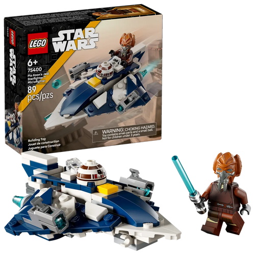 LEGO Plo Koon Starfighter microfighter boxed set by Brick Shack with minifigure and 89 pieces