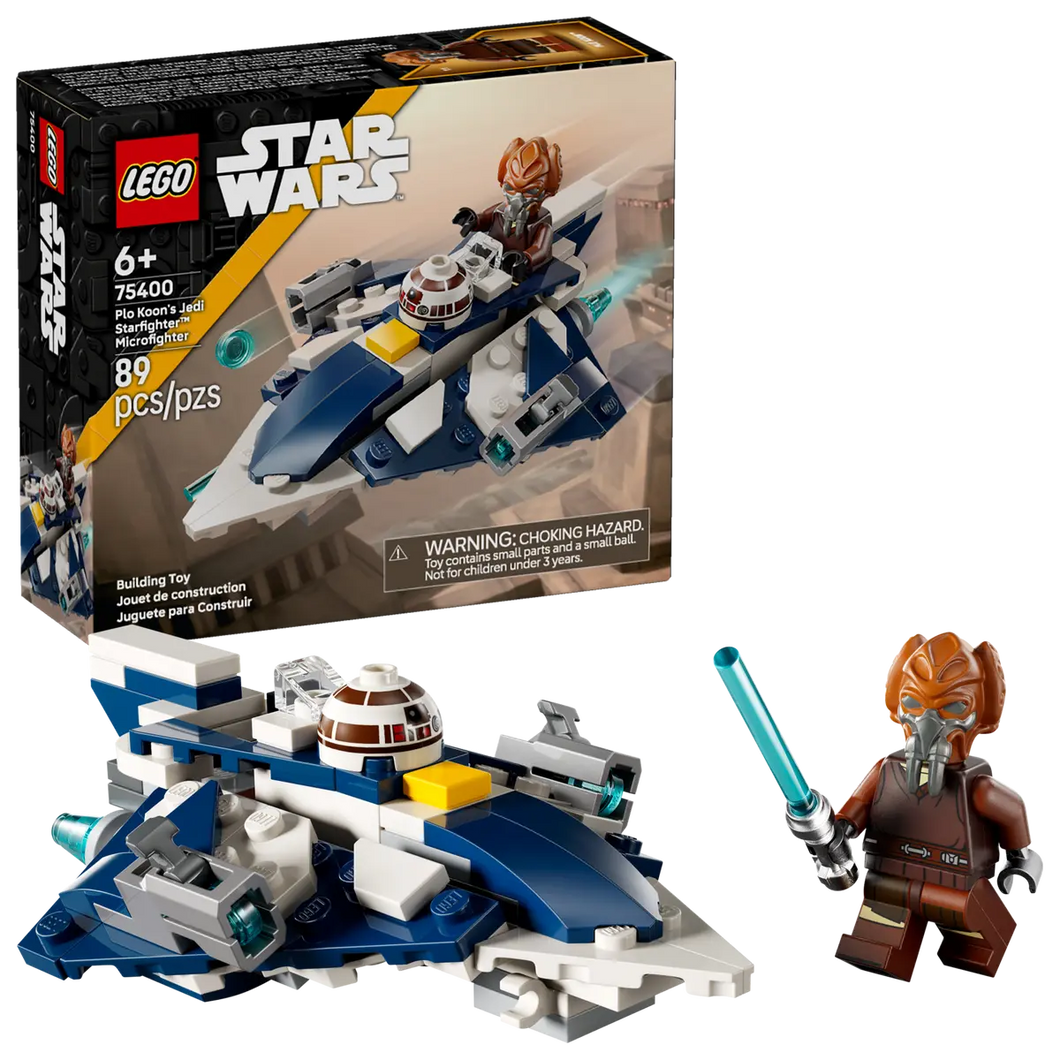 LEGO Plo Koon Starfighter microfighter boxed set by Brick Shack with minifigure and 89 pieces