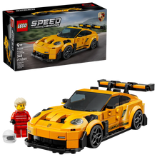 Load image into Gallery viewer, LEGO Porsche 911 GT3 RS Speed Champions 77239 boxed set with car model and mini-figure
