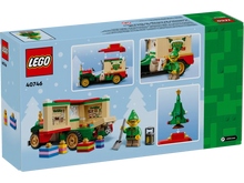 Load image into Gallery viewer, LEGO Santa&#39;s Delivery Truck set 40746 boxed set featuring festive truck and elf minifigure
