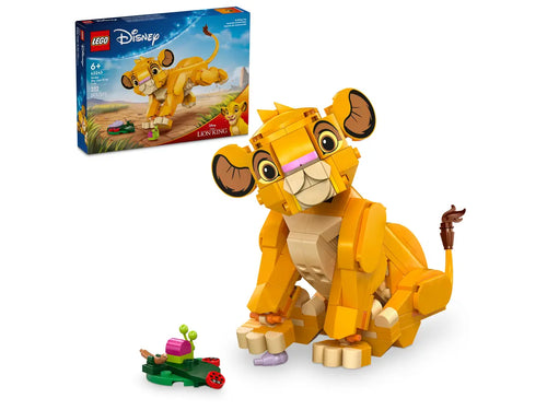 LEGO Simba the Lion King set by Brick Shack featuring a buildable Simba lion figure and accessories