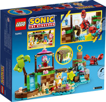 Load image into Gallery viewer, LEGO Sonic the Hedgehog Amy&#39;s Animal Rescue Island set 76992 box featuring vibrant characters and detailed landscape

