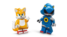 Load image into Gallery viewer, LEGO Sonic the Hedgehog set featuring Tails and Metal Sonic minifigures with detailed designs
