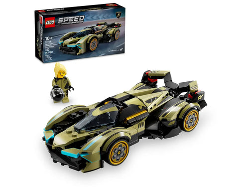 LEGO Speed Champions Lamborghini boxed set featuring detailed model car and driver minifigure from AMAZON