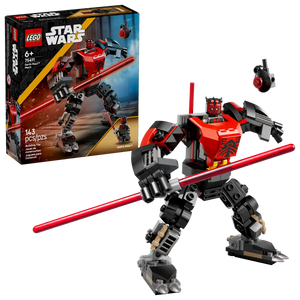 LEGO Star Wars Darth Maul Mech boxed set by Brick Shack with buildable red and black mech figure and lightsaber