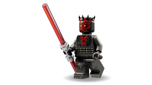 LEGO Star Wars Darth Maul Mech minifigure holding red lightsaber from Brick Shack boxed set
