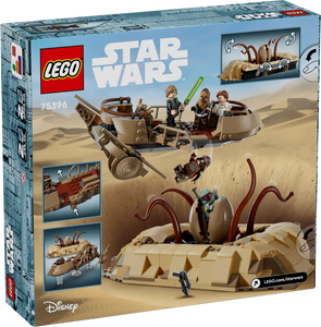 LEGO Star Wars Desert Skiff set boxed set with Star Wars characters and desert skiff vehicle on Amazon