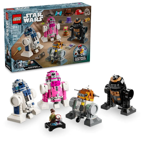 LEGO Star Wars Droid Builder set 75392 with customisable droids and minifigure in a boxed set