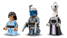 Load image into Gallery viewer, LEGO Star Wars Jango Fett’s Starship set 75433 featuring Jango Fett and other mini figures
