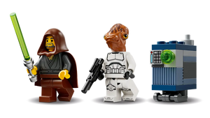 LEGO Star Wars Jedi Bob Starfighter boxed set featuring Jedi minifigure with green lightsaber and alien companion