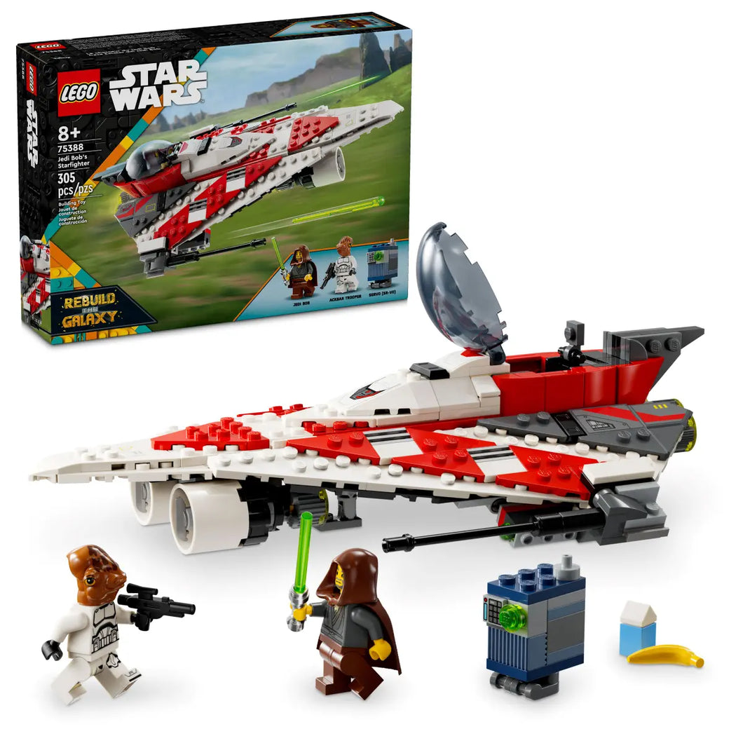 LEGO Star Wars Jedi Bob Starfighter boxed set by Brick Shack with 305 pieces and minifigures