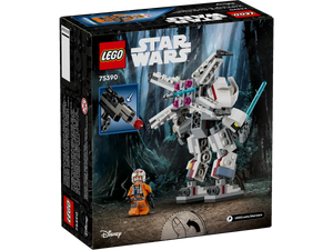 LEGO Star Wars Luke Skywalker X-wing Mech set by Brick Shack in boxed packaging with figure and mech model