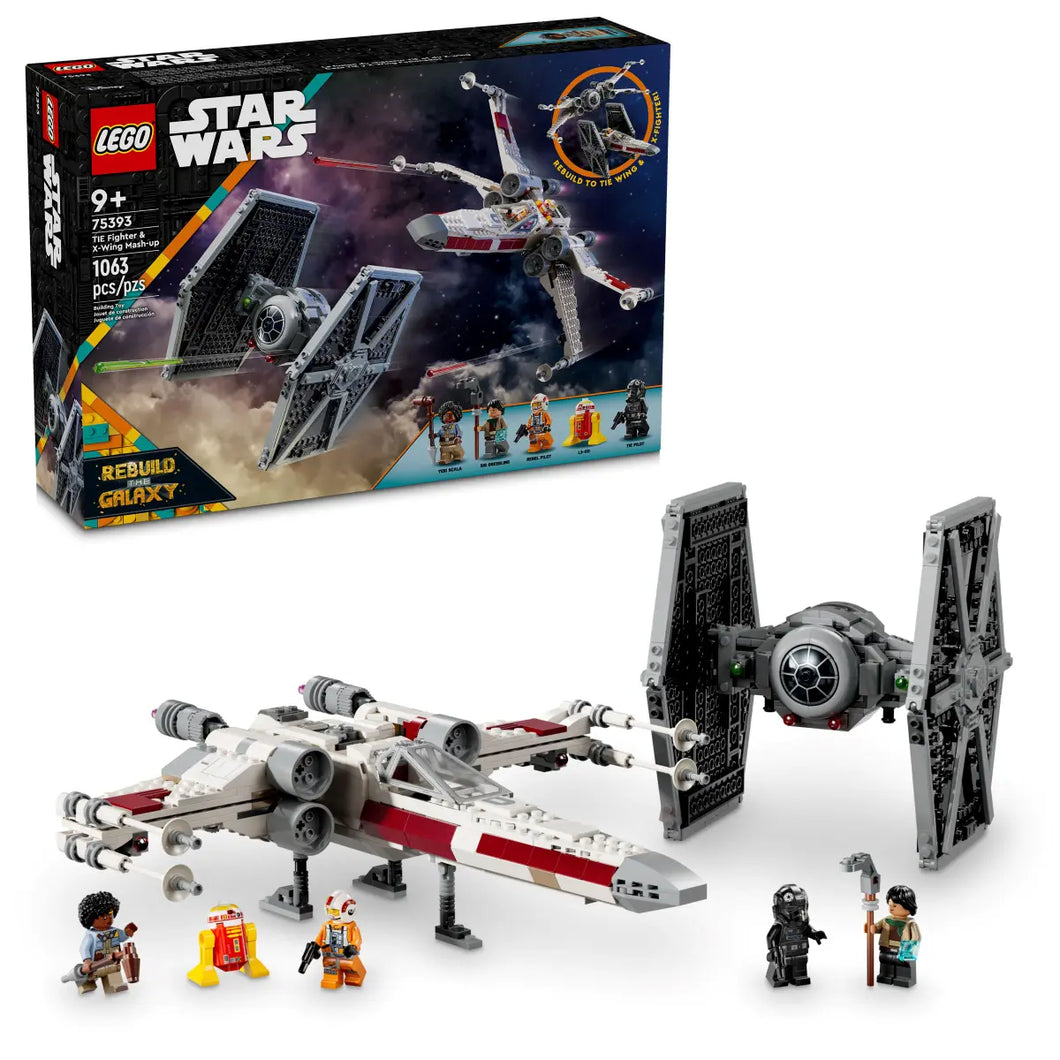 LEGO Star Wars TIE Fighter set by Brick Shack with detailed spacecraft and character minifigures in boxed set