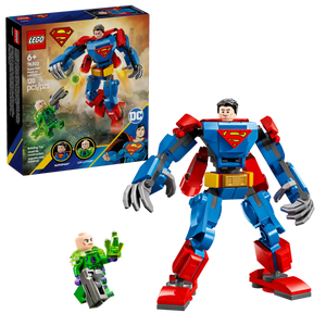 Superman vs Lex Luthor LEGO boxed set by Brick Shack with 120 pieces featuring buildable figures