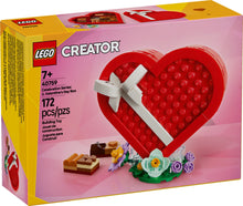 Load image into Gallery viewer, LEGO Valentine&#39;s Day gift set Creator boxed set heart-shaped gift box with flowers and chocolates
