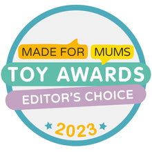 Load image into Gallery viewer, Made for Mums Toy Awards 2023 Editor&#39;s Choice badge for Cats &amp; Boxes puzzle game
