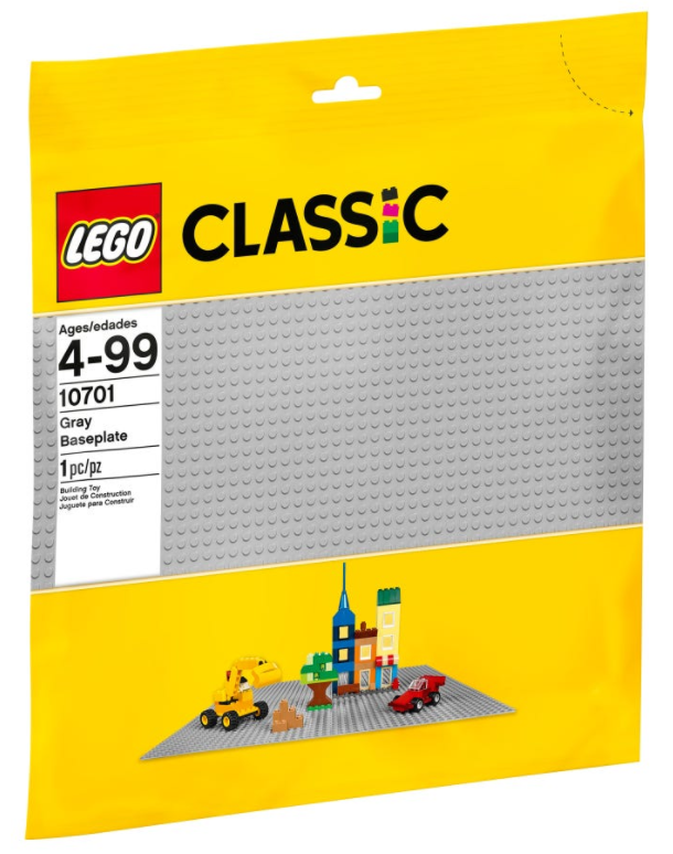 LEGO 10701: Classic: Gray Baseplate 48x48