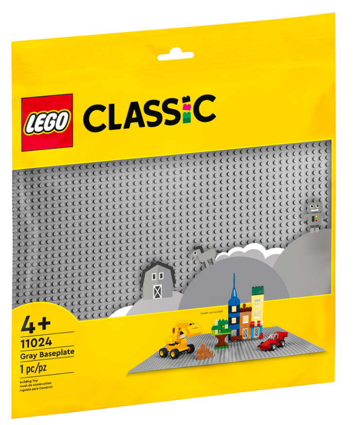 LEGO 11024: Classic: Gray Baseplate 48x48