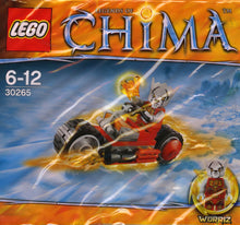 Load image into Gallery viewer, LEGO 30265: Chima: Worriz&#39; Fire Bike polybag
