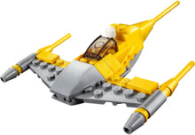 Load image into Gallery viewer, LEGO Star Wars 30383 Naboo Starfighter polybag featuring a small LEGO model of the Naboo Starfighter from Star Wars.
