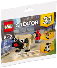 Load image into Gallery viewer, LEGO 30542: Creator 3-in-1: Cute Pug polybag
