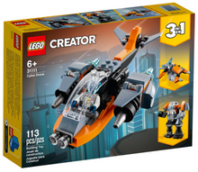 Load image into Gallery viewer, LEGO 31111: Creator 3-in-1: Cyber Drone
