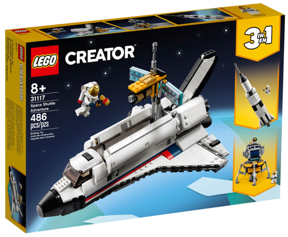 LEGO 31117: Creator 3-in-1: Space Shuttle Adventure