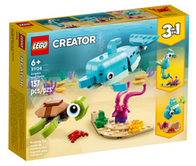 Load image into Gallery viewer, LEGO 31128: Creator 3-in-1: Dolphin and Turtle
