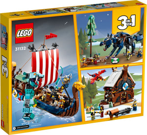 LEGO 31132: Creator 3-in-1: Viking Ship and the Midgard Serpent