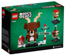 Load image into Gallery viewer, LEGO 40353: Brickheadz: Reindeer, Elf and Elfie
