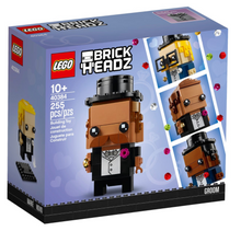 Load image into Gallery viewer, LEGO 40383/40384: Brickheadz: Wedding Bride &amp; Groom TWIN PACK
