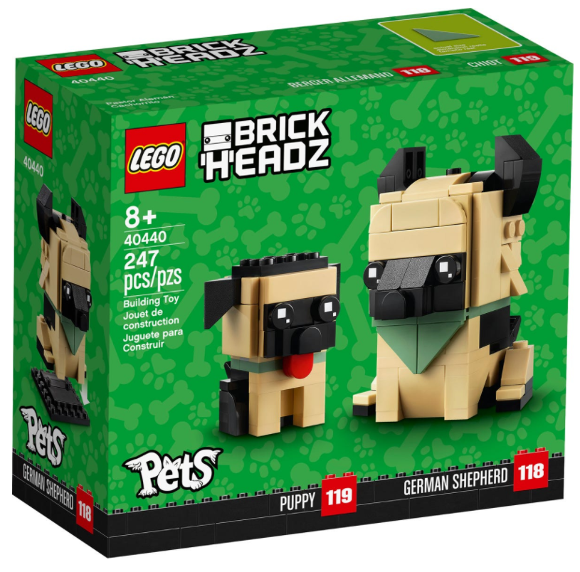 LEGO 40440: Brickheadz: German Shepherd