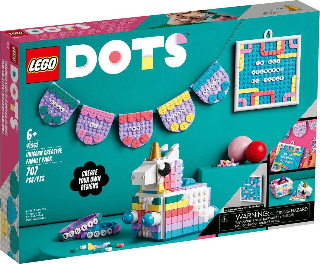 LEGO 41962: DOTS: Unicorn Creative Family Pack