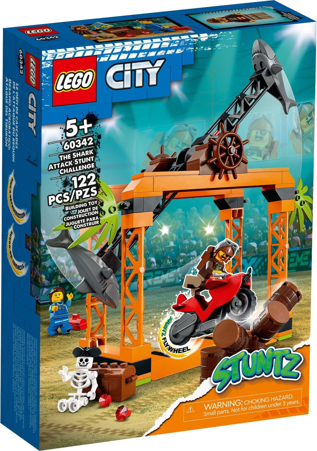 LEGO 60342: City: Stuntz: The Shark Attack Stunt Challenge