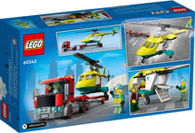 Load image into Gallery viewer, LEGO 60343: City: Rescue Helicopter Transporter
