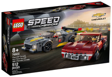 Load image into Gallery viewer, 76903: Speed Champions: Chevrolet Corvette C8.R Race Car and 1968 Chevrolet Corvette
