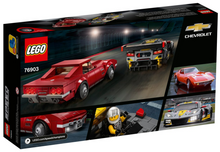 Load image into Gallery viewer, 76903: Speed Champions: Chevrolet Corvette C8.R Race Car and 1968 Chevrolet Corvette
